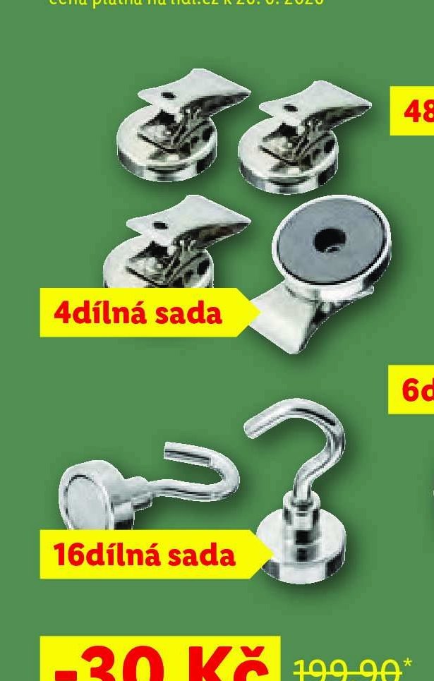 PARKSIDE Sada magnetů 4dílná sada