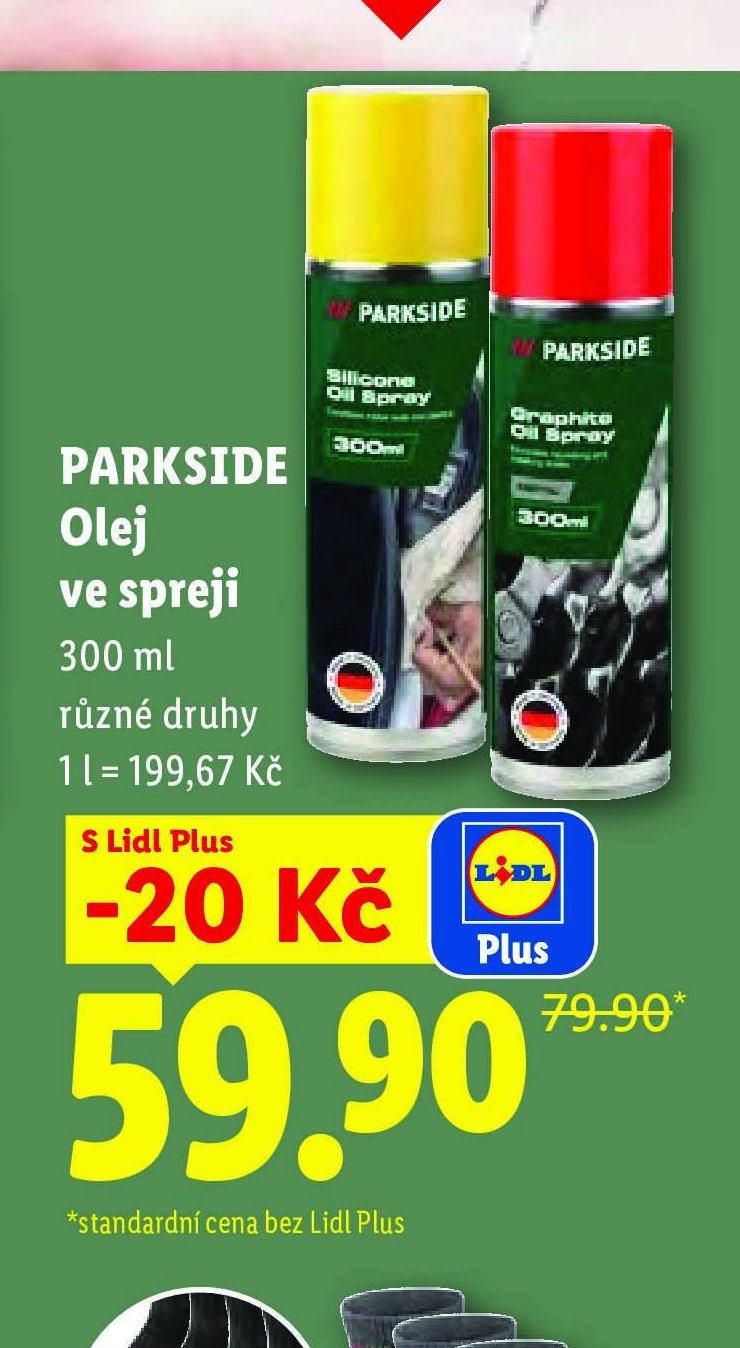 PARKSIDE Olej ve spreji 300 ml