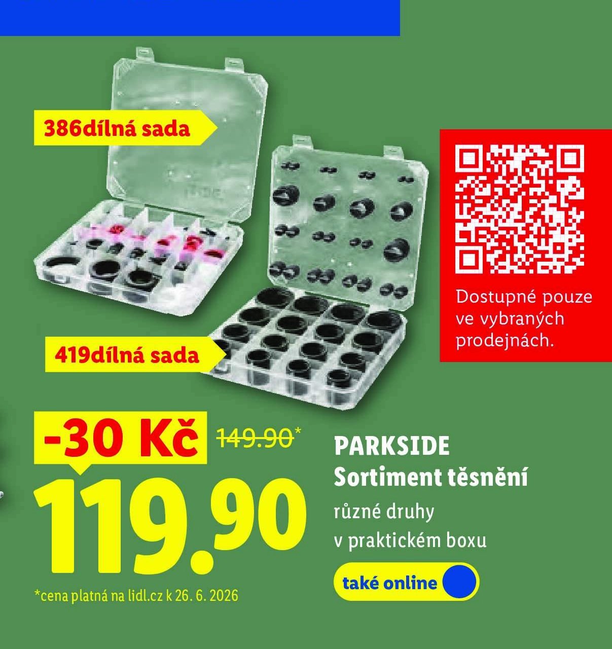 PARKSIDE Sortiment těsnění