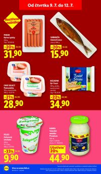akční leták Lidl 9.7.2026-12.7.2026