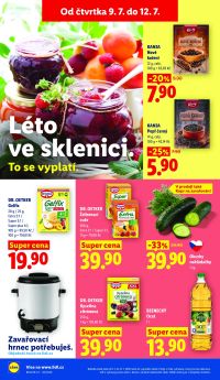 akční leták Lidl 9.7.2026-12.7.2026