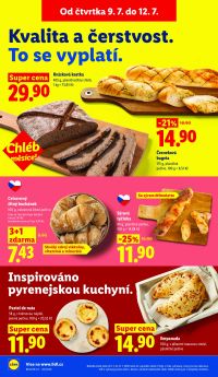 akční leták Lidl 9.7.2026-12.7.2026