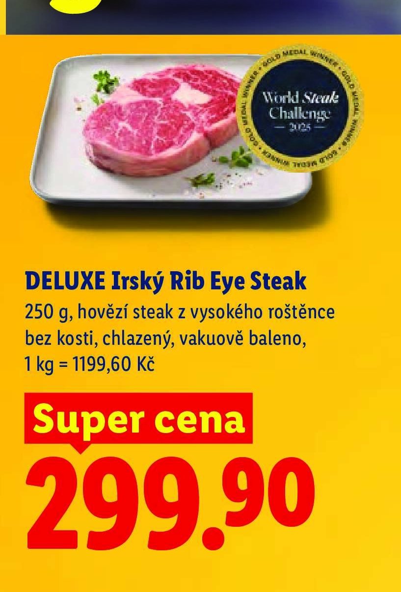DELUXE Irský Rib Eye Steak