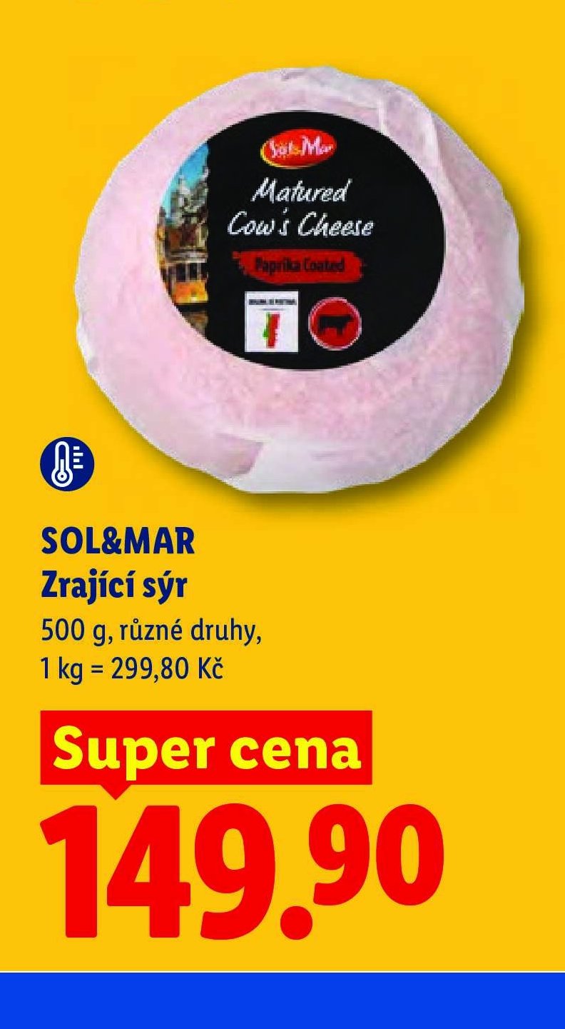 SOL&MAR Zrající sýr