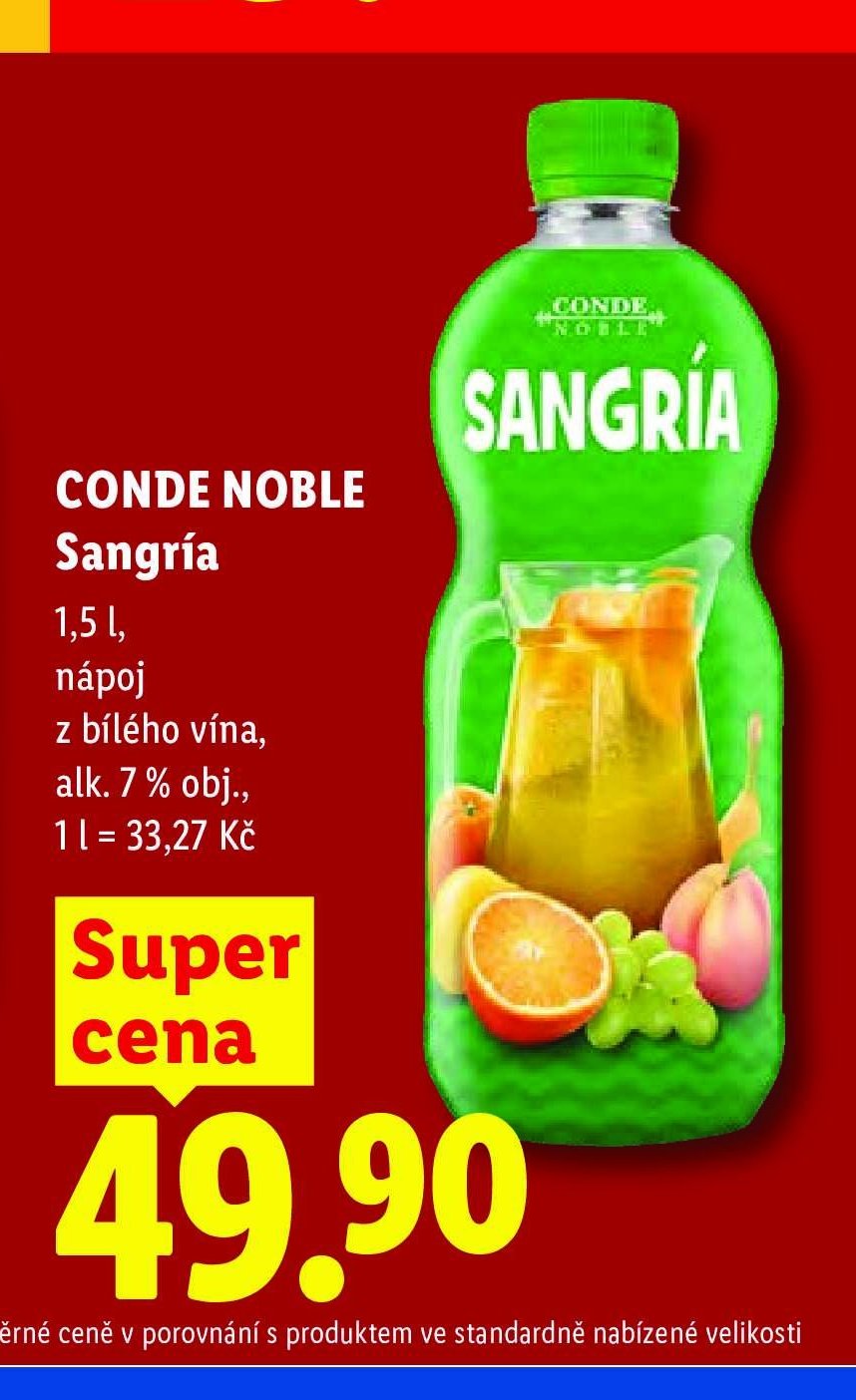CONDE NOBLE Sangría