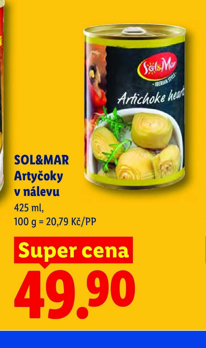 SOL&MAR Artyčoky v nálevu