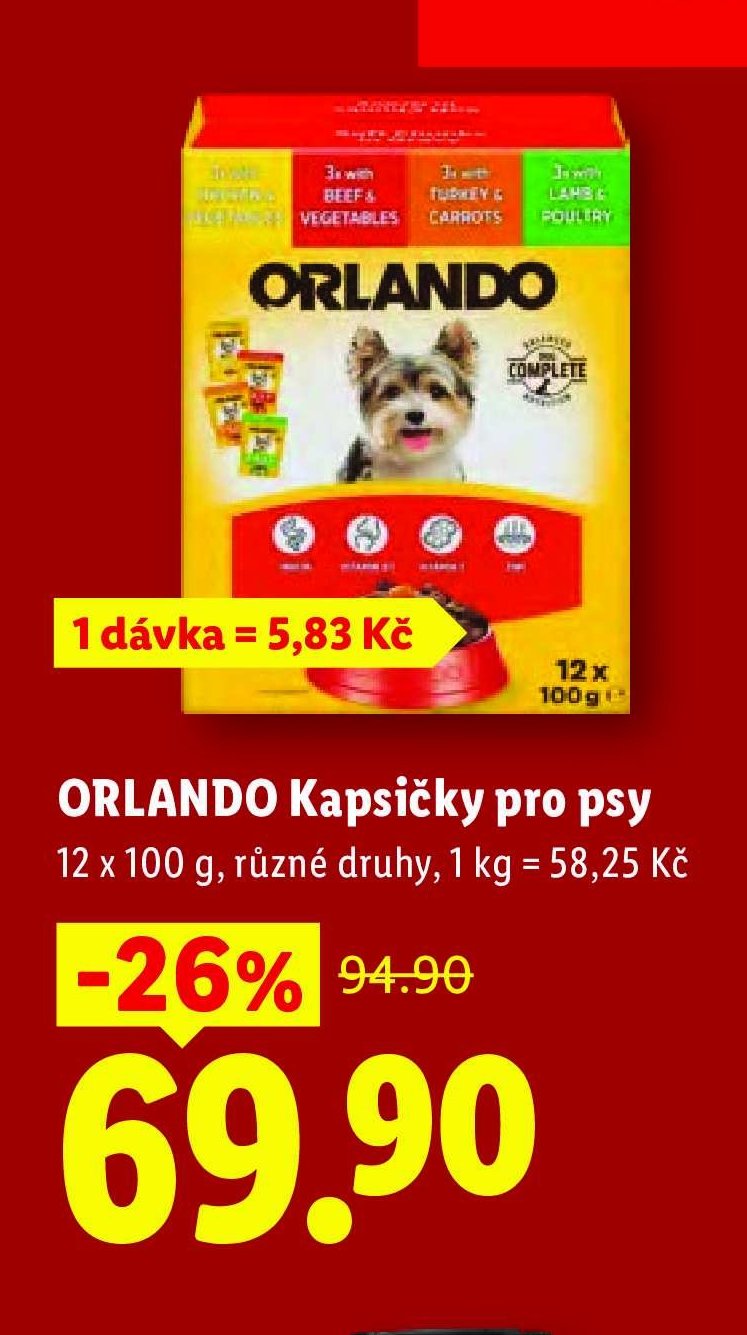 ORLANDO Kapsičky pro psy