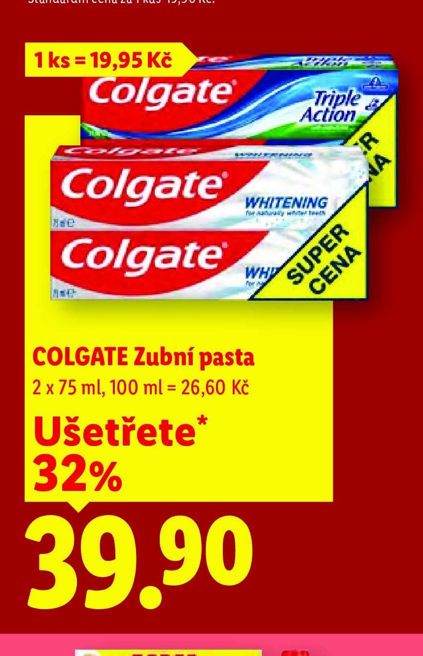 COLGATE Zubní pasta