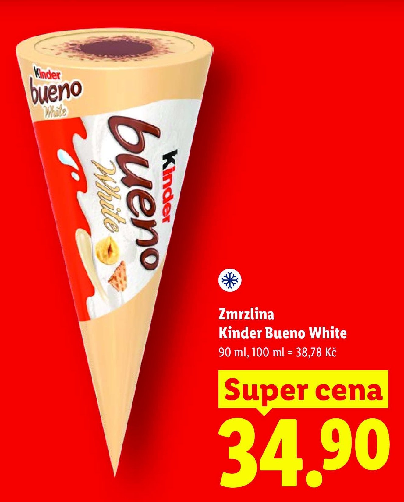 Zmrzlina Kinder Bueno White
