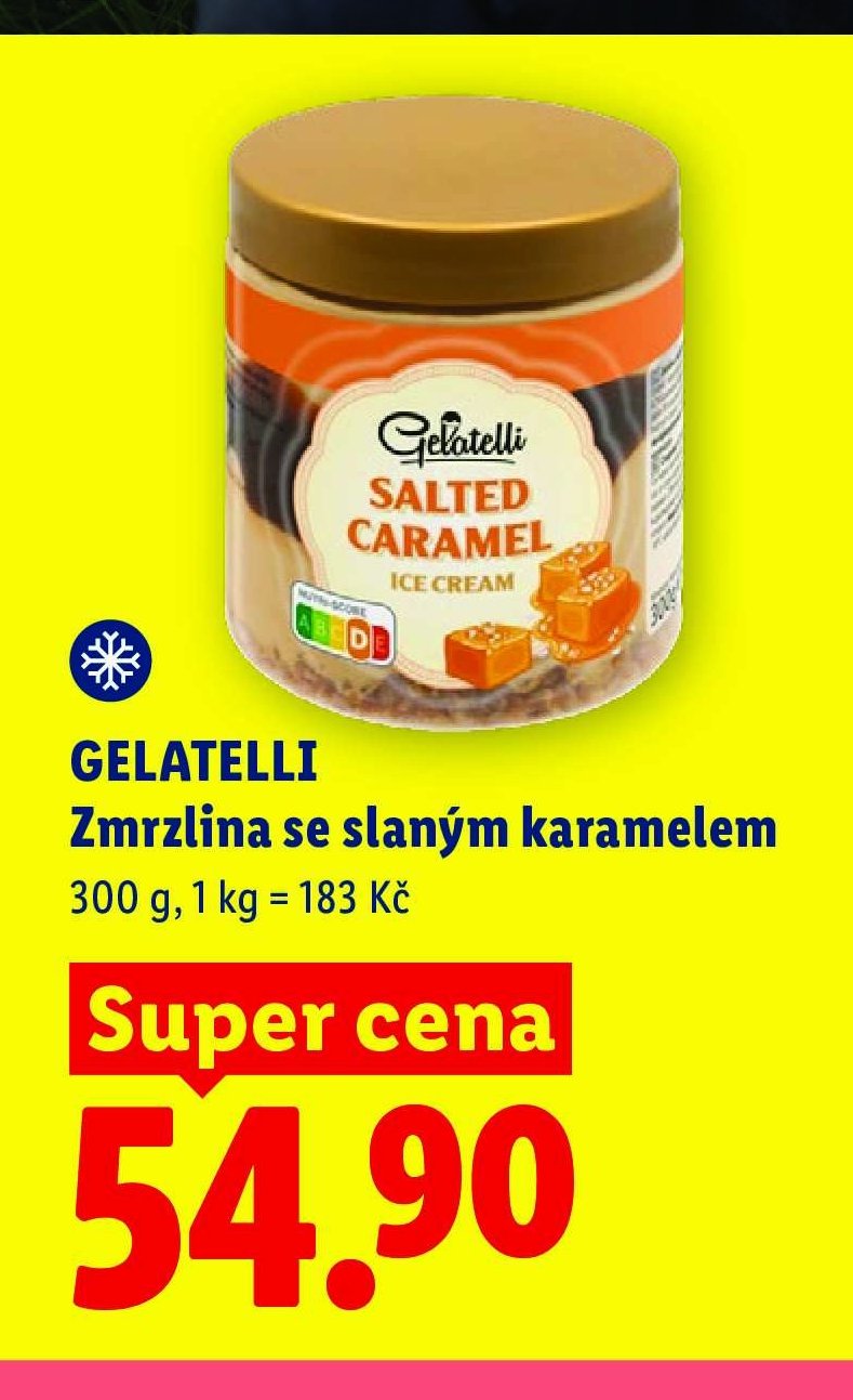 GELATELLI Zmrzlina se slaným karamelem 300 g