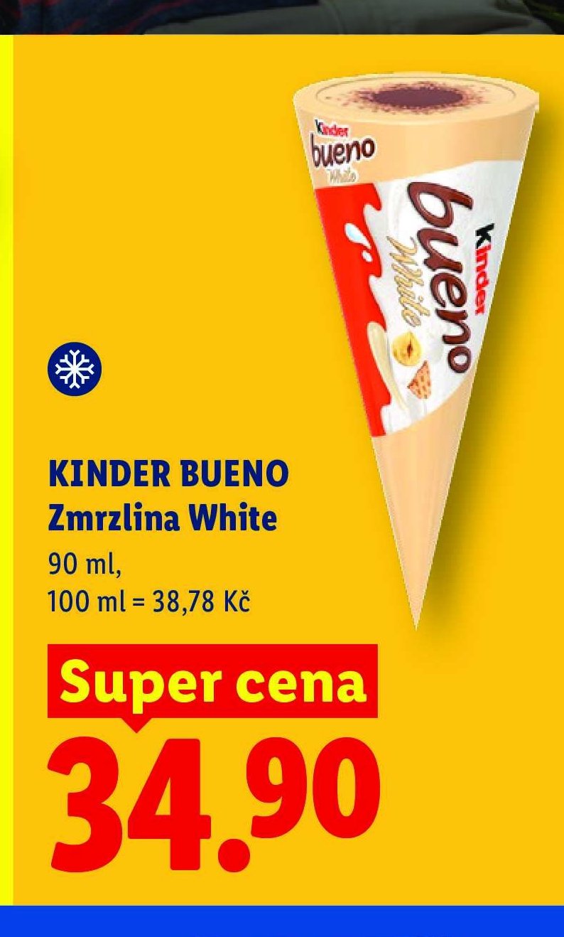 KINDER BUENO Zmrzlina White 90 ml