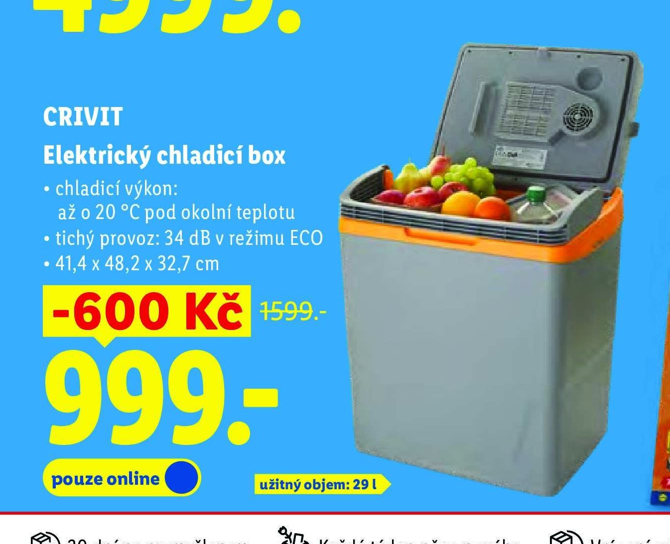 CRIVIT Elektrický chladicí box
