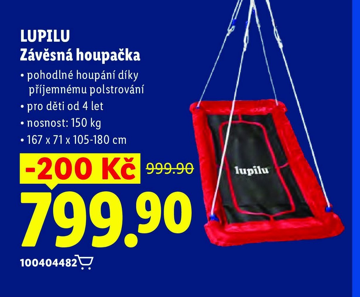 LUPILU Závěsná houpačka