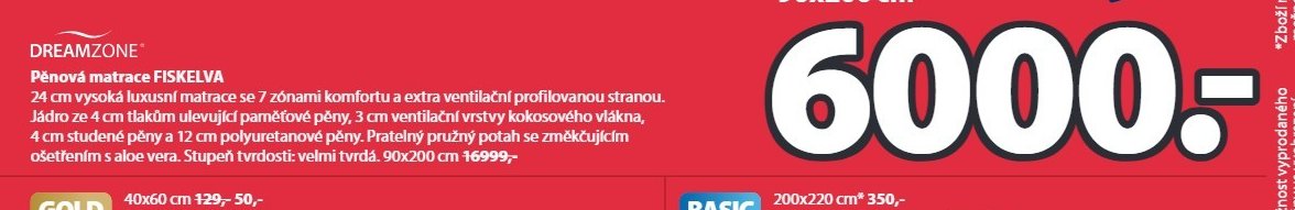 Pěnová matrace FISKELVA - Jysk akcniletaky.com