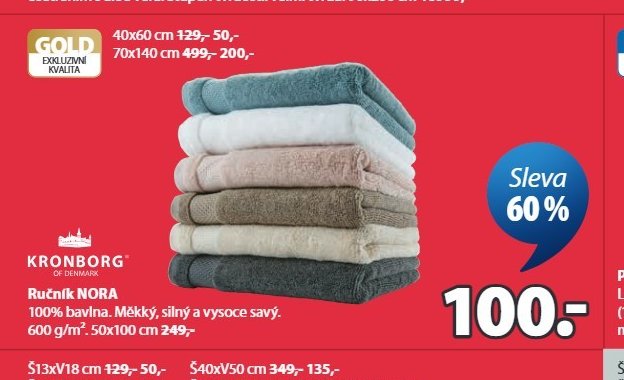 Ručník NORA - Jysk akcniletaky.com