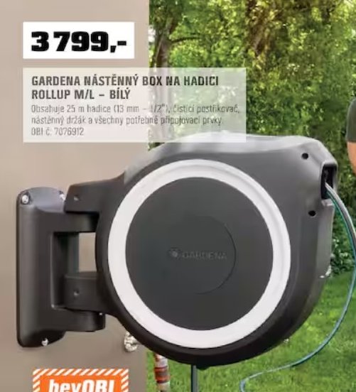 GARDENA NÁSTĚNNÝ BOX NA HADICI ROLLUP M/L - OBI akcniletaky.com