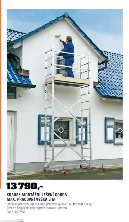 KRAUSE MONTÁŽNÍ LEŠENÍ CORDA MAX. PRACOVNÍ VÝŠKA 5 M - OBI akcniletaky.com