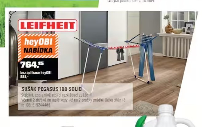 Sušák Pegasus 180 Solid - OBI akcniletaky.com