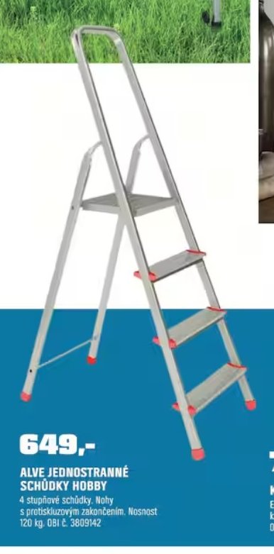 Alve jednostranné schůdky Hobby - OBI akcniletaky.com