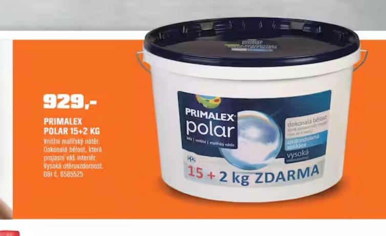PRIMALEX POLAR 15+2 KG - OBI akcniletaky.com