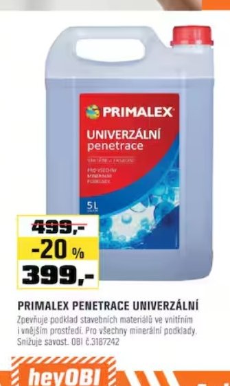 PRIMALEX PENETRACE UNIVERZÁLNÍ - OBI akcniletaky.com
