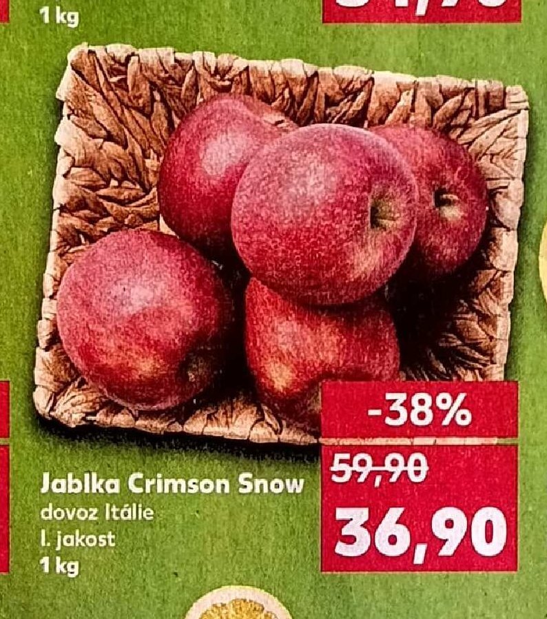 Jablka Crimson Snow