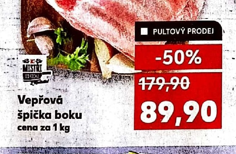 Vepřová špička boku