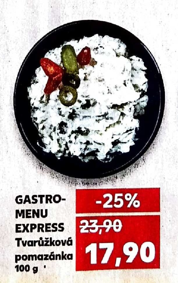 GASTRO-MENU EXPRESS Tvarůžková pomazánka