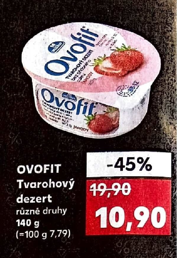 OVOFIT Tvarohový dezert