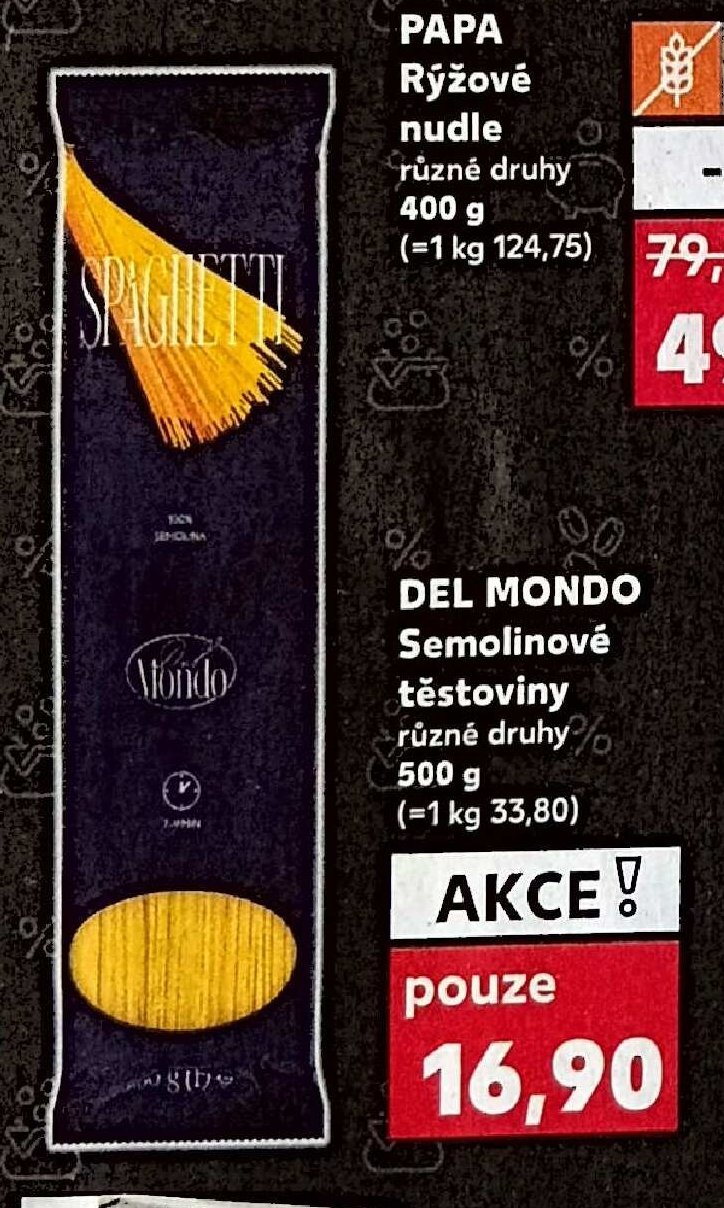 DEL MONDO Semolinové těstoviny