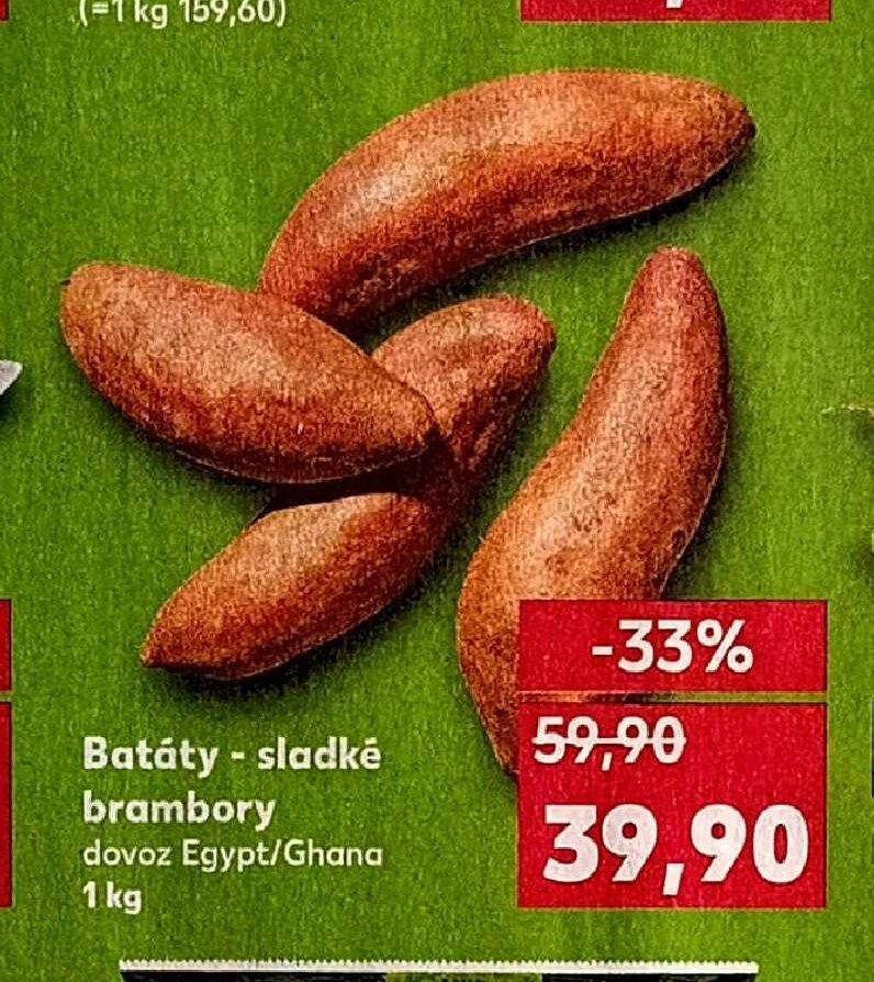 Batáty - sladké brambory