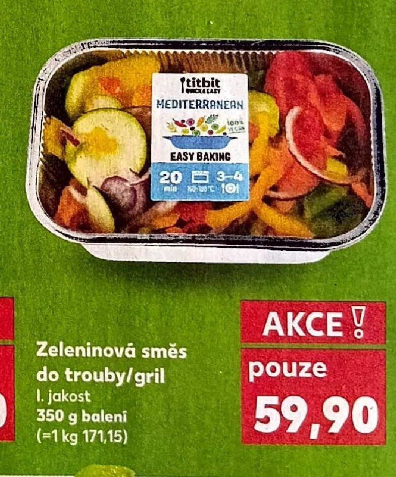 Zeleninová směs do trouby/gril