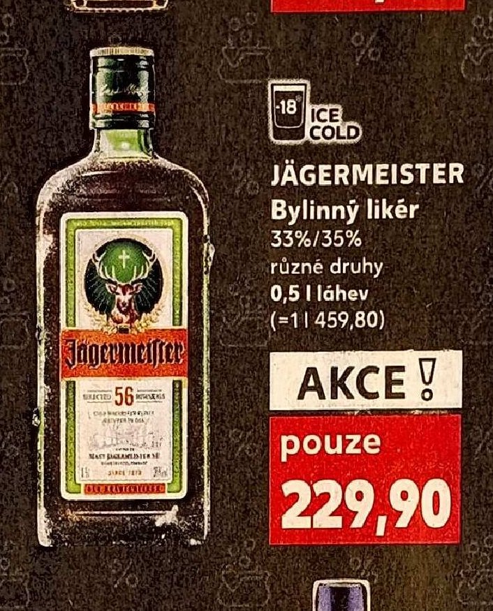 JÄGERMEISTER Bylinný likér