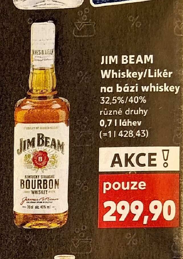 JIM BEAM Whiskey/Likér na bázi whiskey