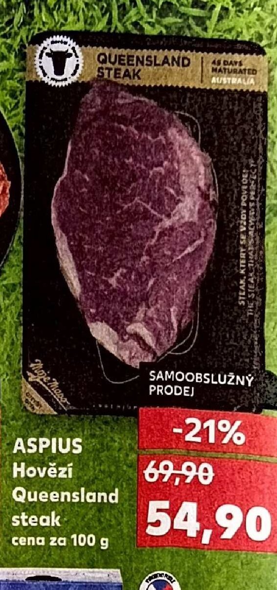 Aspius Hovězí Queensland steak