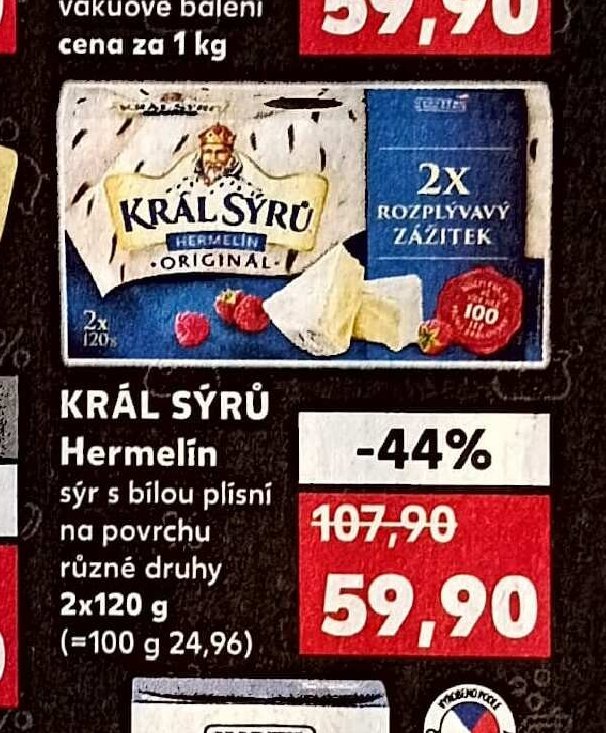KRÁL SÝRŮ Hermelín