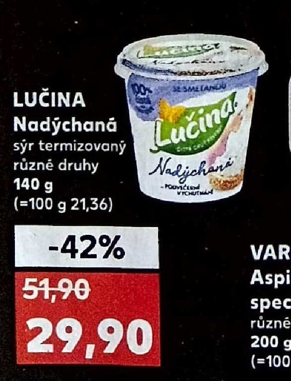 Lučina Nadýchaná sýr termizovaný