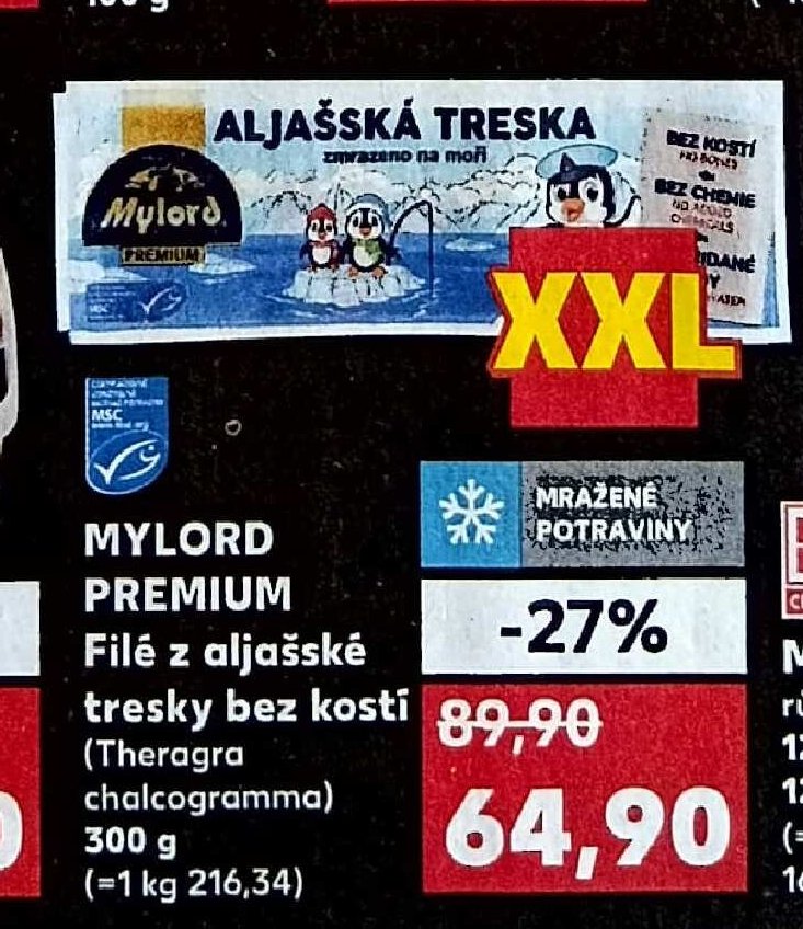 Mylord Premium Filé z aljašské tresky