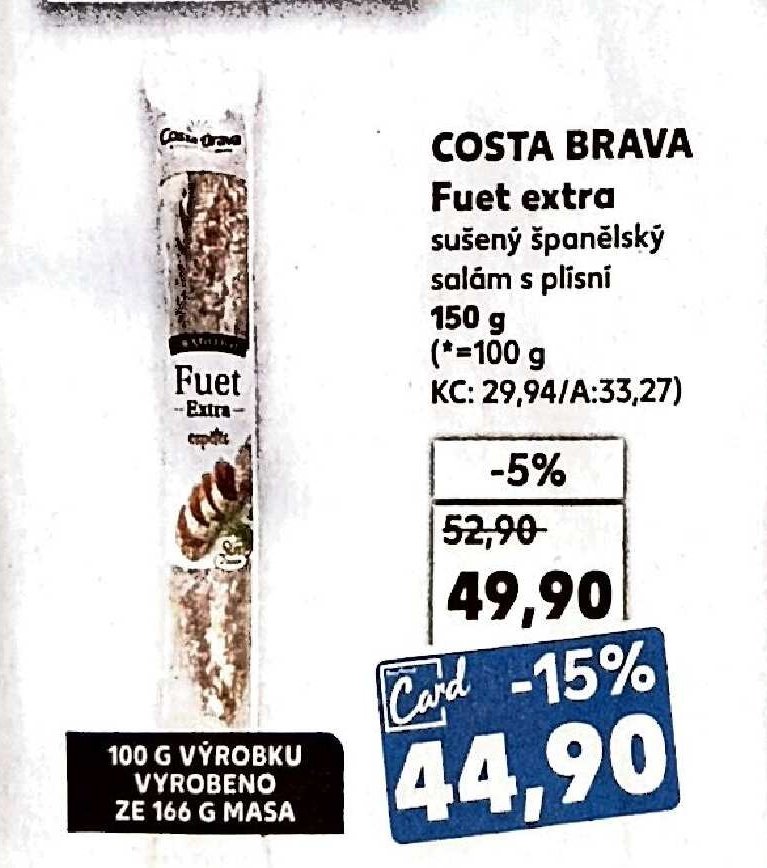 Costa Brava Fuet extra