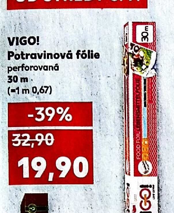 VIGO! Potravinová fólie 30 m