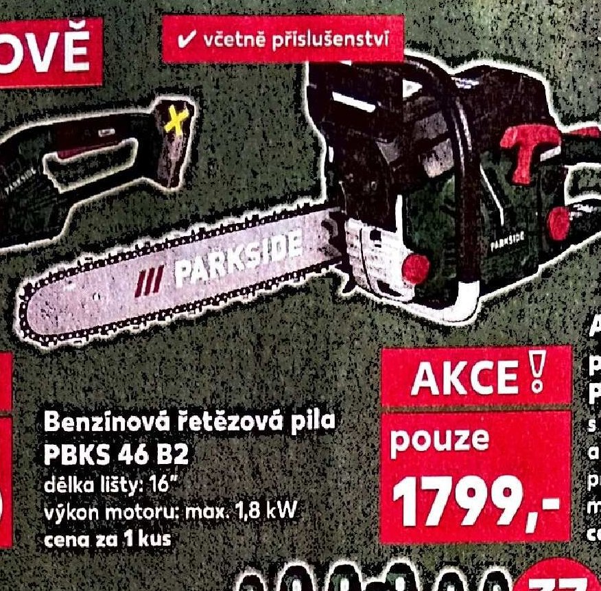 Benzínová řetězová pila PBKS 46 B2