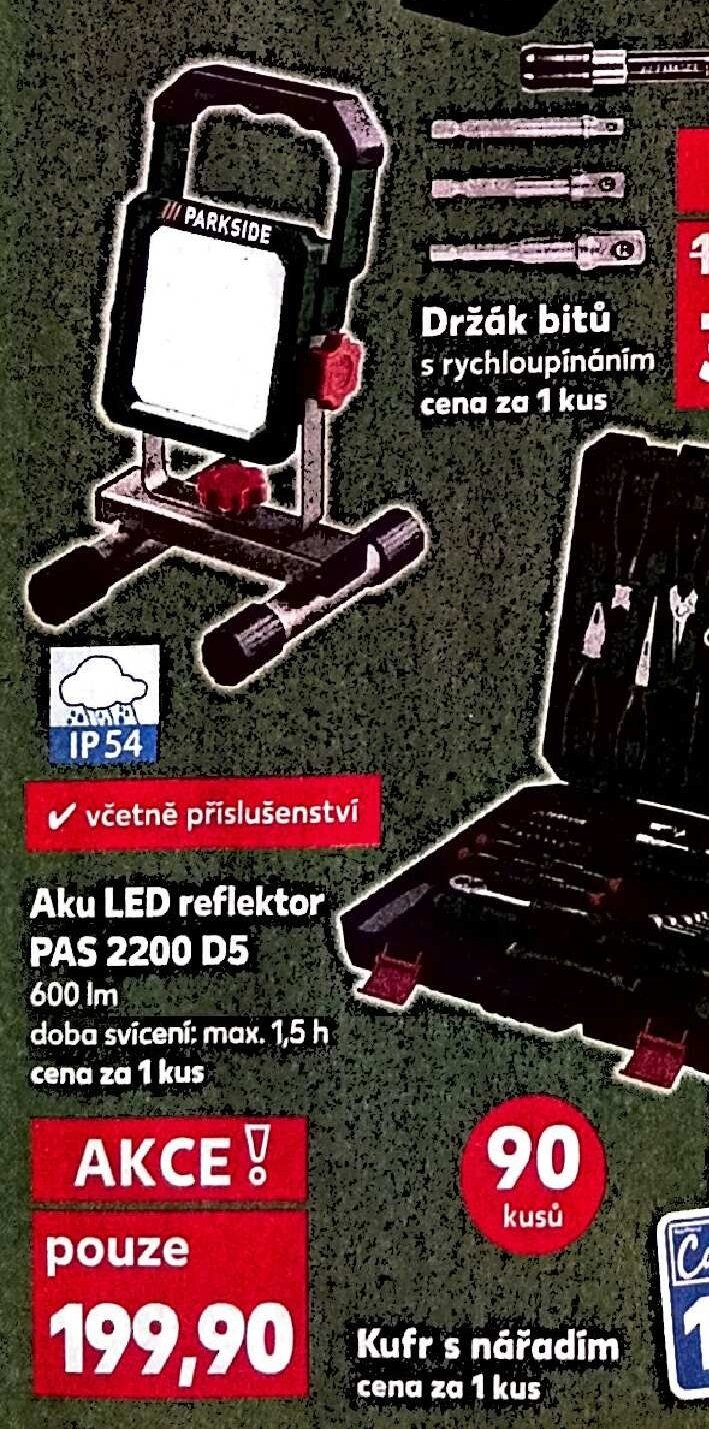 Aku LED reflektor PAS 2200 D5