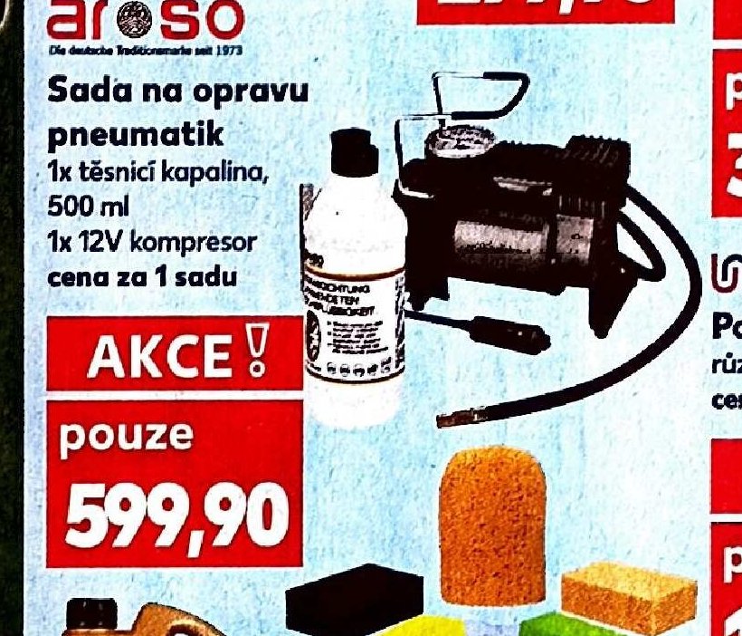 Sada na opravu pneumatik