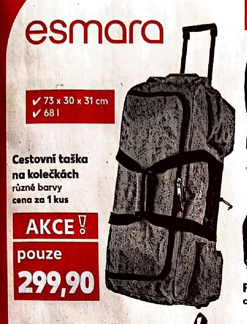 Cestovní taška na kolečkách