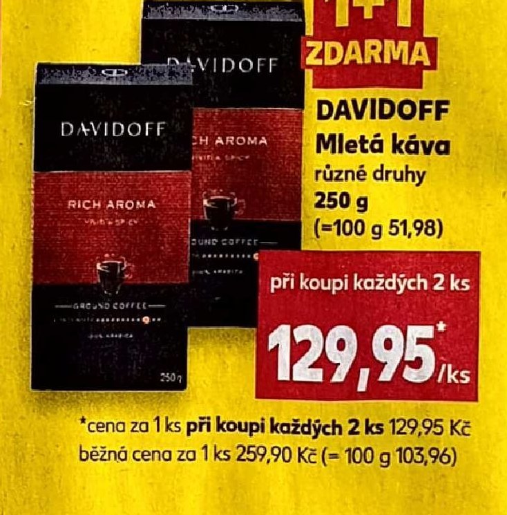 Davidoff Mletá káva