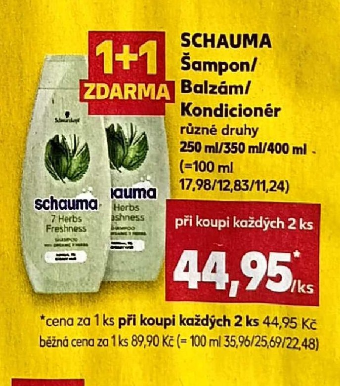 Schauma Šampon / Balzám / Kondicionér