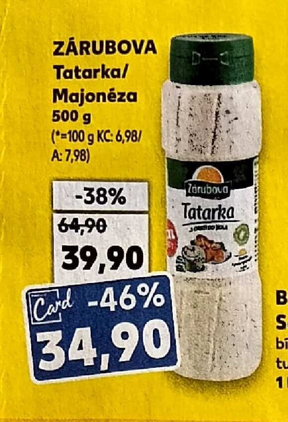Zářubova Tatarka / Majonéza 500 g