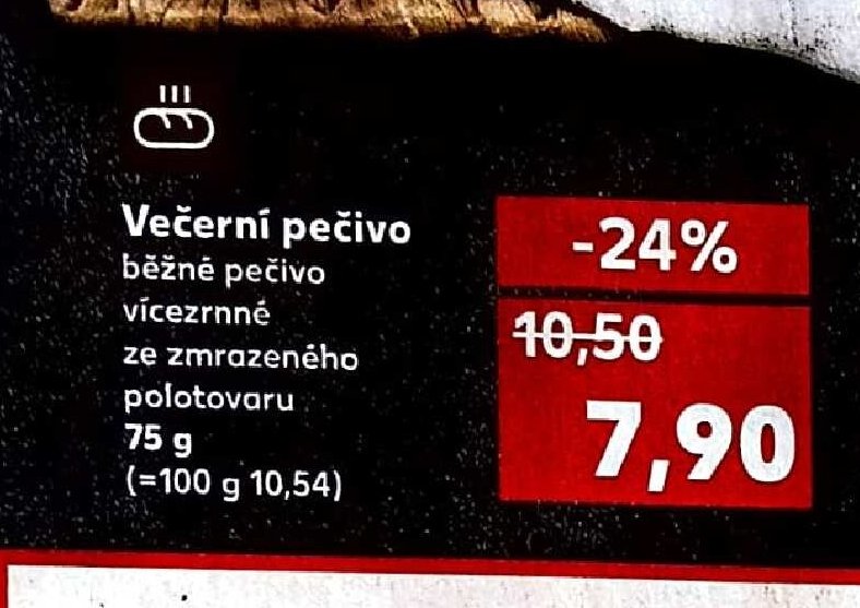 Večerní pečivo