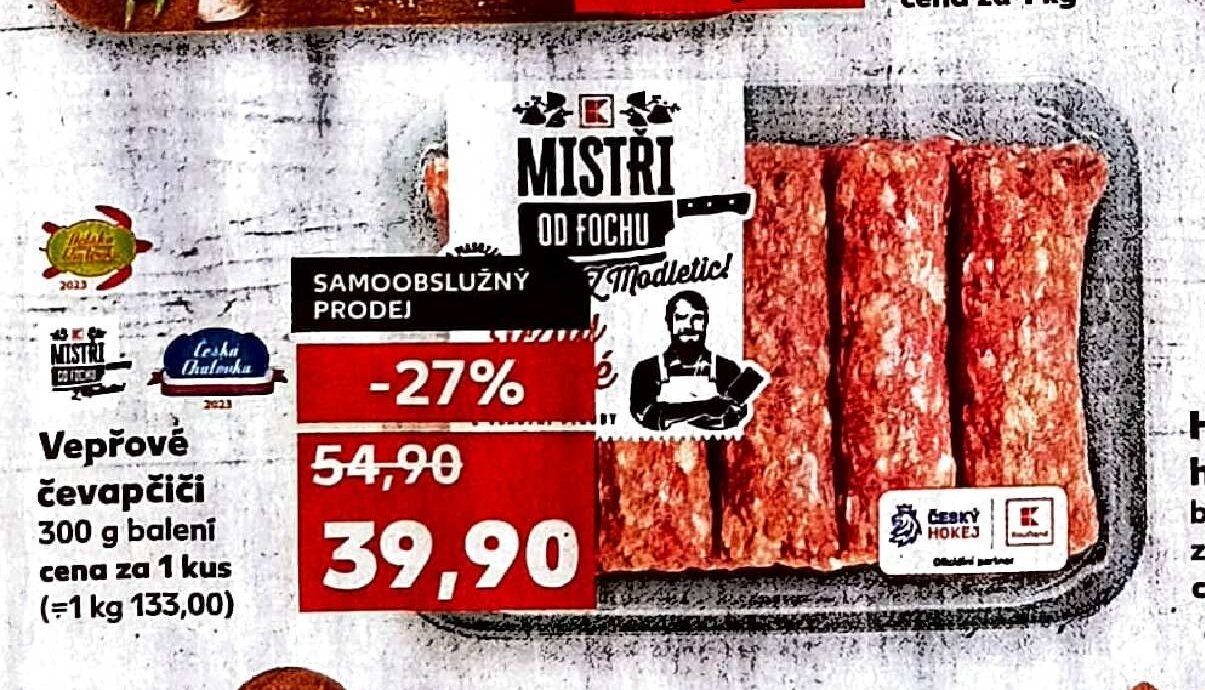 Vepřové čevapčiči
