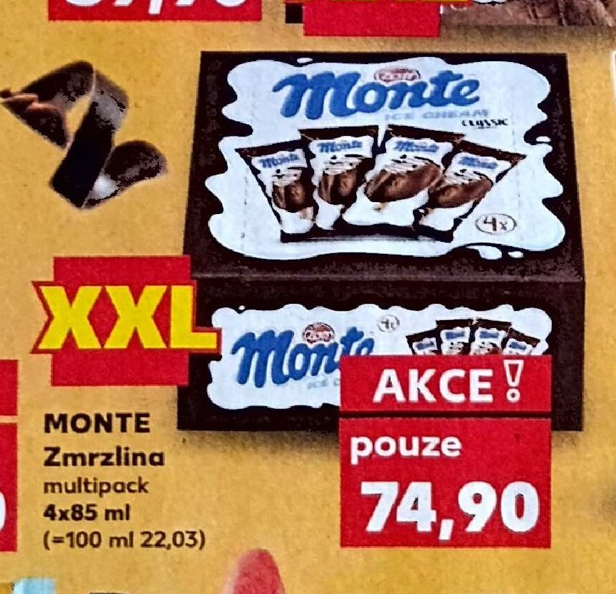 MONTE Zmrzlina multipack